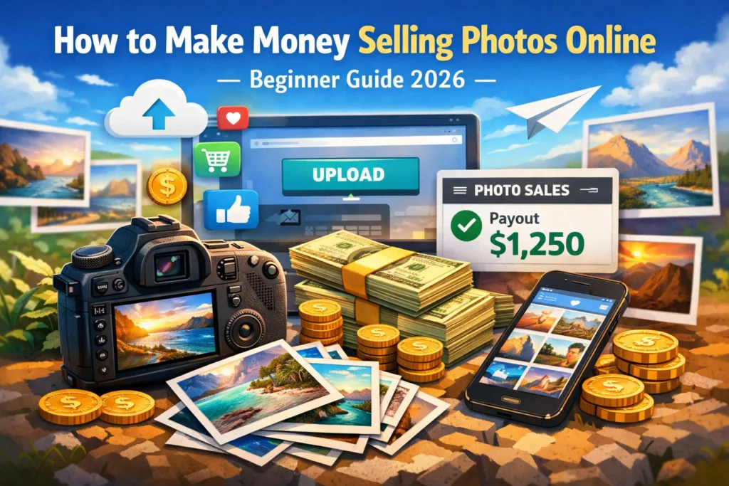 how to make money selling photos online