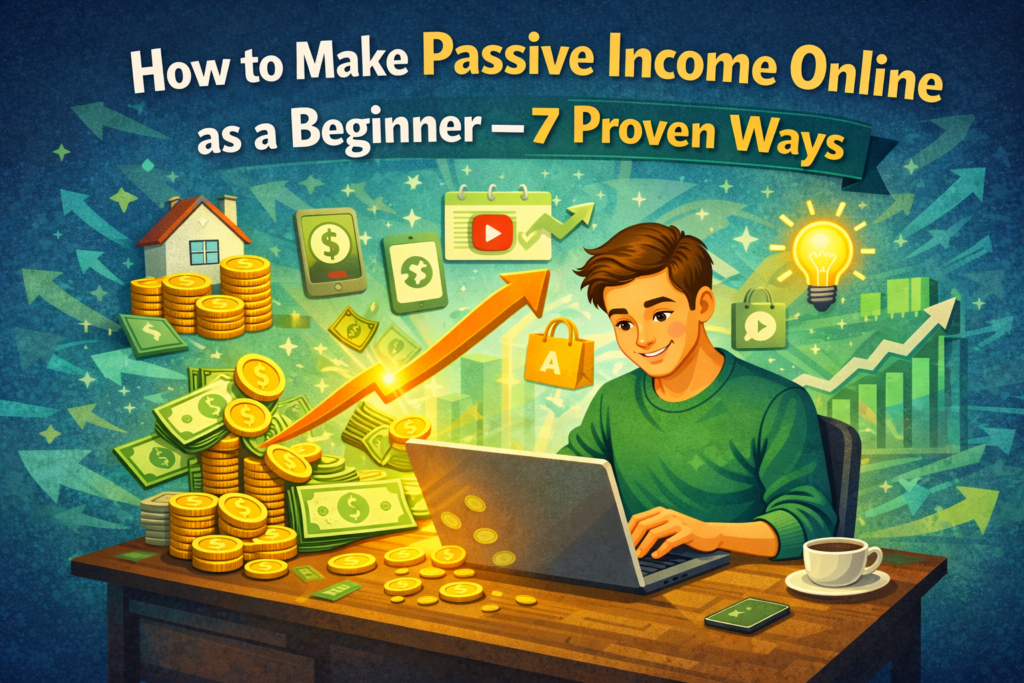 How to Make Passive Income Online as a Beginner — 7 Proven Ways